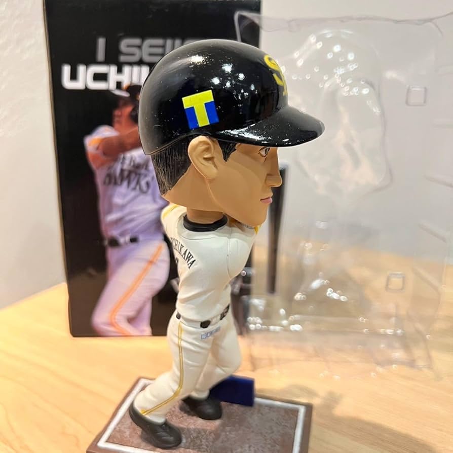 ソフトバンクホークス　バブルヘッドドール Amazon.co.jp: ホークス リアルバブル ヘッドドール 柴原洋 福岡